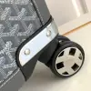  Goyard Luggage Bourget PM Trolley Case Grey #3449 - Image 4