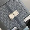  Goyard Luggage Bourget PM Trolley Case Grey #3449 - Image 6