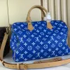  Louis Vuitton Speedy P9 Bandoulière 40 M24418 Blue #3584 - Image 3