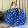  Louis Vuitton Speedy P9 Bandoulière 40 M24418 Blue #3584 - Image 5