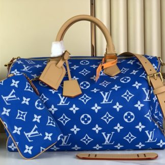 Replica Louis Vuitton Speedy P9 Bandoulière 40 M24418 Blue #3584