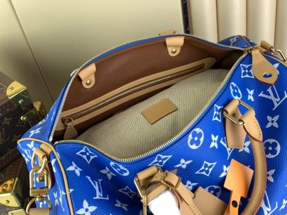  Louis Vuitton Speedy P9 Bandoulière 40 M24418 Blue #3584 - Image 9