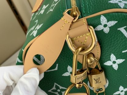  Louis Vuitton Speedy P9 Bandoulière 40 M24417 Green #3582 - Image 3