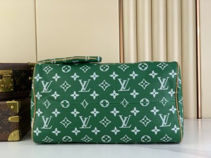  Louis Vuitton Speedy P9 Bandoulière 40 M24417 Green #3582 - Image 5