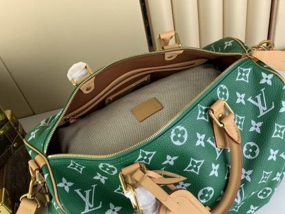  Louis Vuitton Speedy P9 Bandoulière 40 M24417 Green #3582 - Image 6