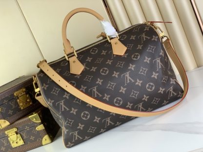  Louis Vuitton Speedy P9 Bandoulière 40 M24422 Monogram #3581 - Image 7