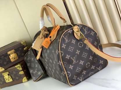  Louis Vuitton Speedy P9 Bandoulière 40 M24422 Monogram #3581 - Image 8