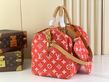  Louis Vuitton Speedy P9 Bandoulière 40 M24420 Red #3583 - Image 4