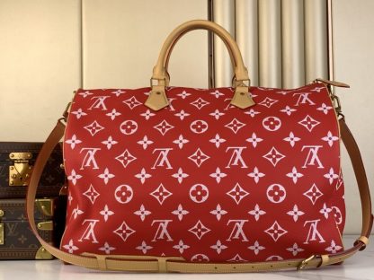  Louis Vuitton Speedy P9 Bandoulière 50 Red M46961 #3569 - Image 2