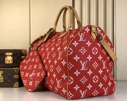  Louis Vuitton Speedy P9 Bandoulière 50 Red M46961 #3569 - Image 4