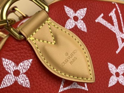  Louis Vuitton Speedy P9 Bandoulière 50 Red M46961 #3569 - Image 5