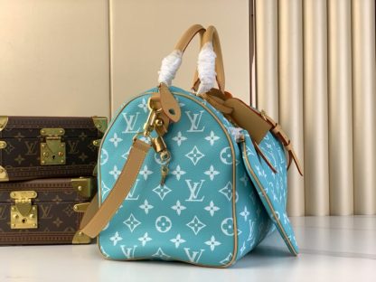  Louis Vuitton Speedy P9 Bandoulière 40 M11564 Turquoise #3579 - Image 6