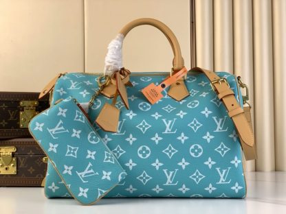 Replica Louis Vuitton Speedy P9 Bandoulière 40 M11564 Turquoise #3579