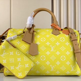Replica Louis Vuitton Speedy P9 Bandoulière 40 M24419 Jaune Mat #3580