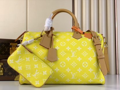 Replica Louis Vuitton Speedy P9 Bandoulière 40 M24419 Jaune Mat #3580