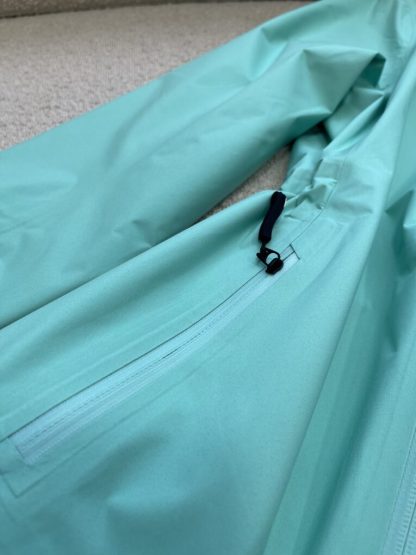  Moncler VALLES HOODED SHELL JACKET For Women AQUA GREEN #3420 - Image 16