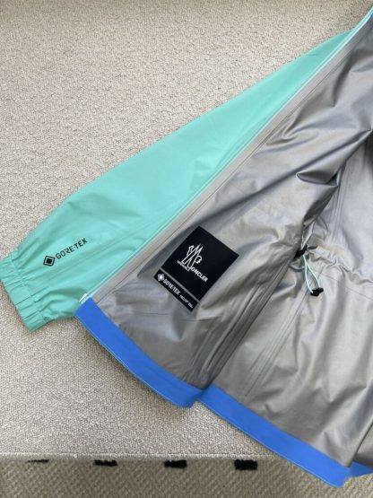  Moncler VALLES HOODED SHELL JACKET For Women AQUA GREEN #3420 - Image 6