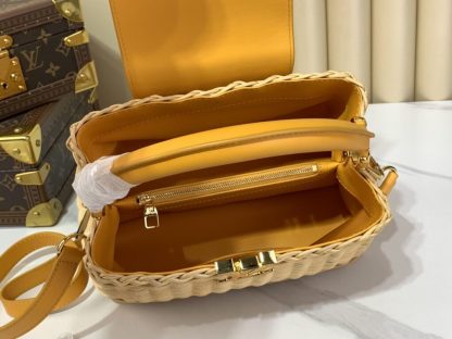 Louis Vuitton Capucines BB M24976 Yellow Gold #3577 - Image 4