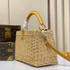  Louis Vuitton Capucines BB M24976 Yellow Gold #3577 - Image 9