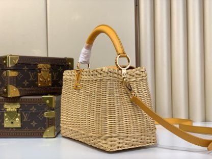  Louis Vuitton Capucines BB M24976 Yellow Gold #3577 - Image 9