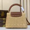  Louis Vuitton Capucines BB M11617 Tan #3578 - Image 9