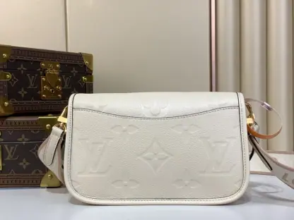  Louis Vuitton Diane Shoulder Bag M46388 Cream #3572 - Image 3