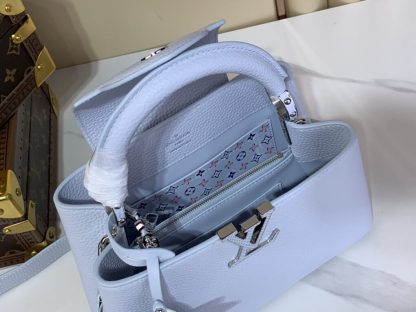  Louis Vuitton Capucines BB M21303 Blue #3566 - Image 2
