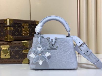 Replica Louis Vuitton Capucines Mini M21416 Blue #3564