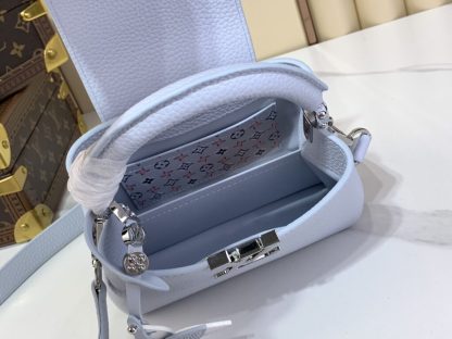  Louis Vuitton Capucines Mini M21416 Blue #3564 - Image 5