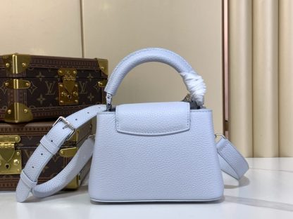  Louis Vuitton Capucines Mini M21416 Blue #3564 - Image 8