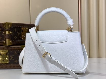  Louis Vuitton Capucines BB M21303 White #3567 - Image 2