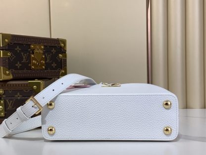  Louis Vuitton Capucines BB M21303 White #3567 - Image 3