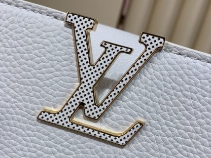  Louis Vuitton Capucines BB M21303 White #3567 - Image 4