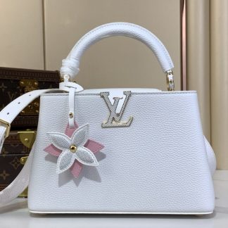 Replica Louis Vuitton Capucines BB M21303 White #3567