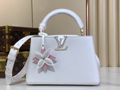 Replica Louis Vuitton Capucines BB M21303 White #3567