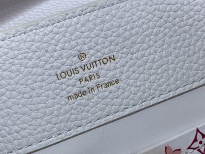  Louis Vuitton Capucines BB M21303 White #3567 - Image 6