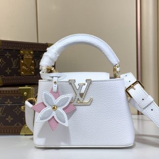 Replica Louis Vuitton Capucines Mini M21416 White #3565