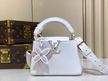 Replica Louis Vuitton Capucines Mini M21416 White #3565