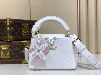 Replica Louis Vuitton Capucines Mini M21416 White #3565
