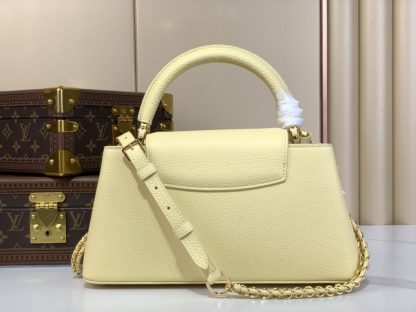  Louis Vuitton Capucines East-West Mini M11351 Yellow #3563 - Image 9