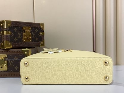  Louis Vuitton Capucines East-West Mini M11351 Yellow #3563 - Image 6