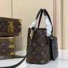  Louis Vuitton Neverfull Bandoulière Inside Out BB M12099 Black #3576 - Image 3