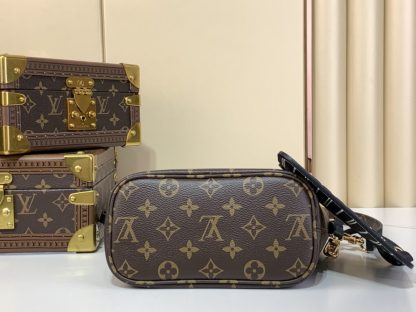 Louis Vuitton Neverfull Bandoulière Inside Out BB M12099 Black #3576 - Image 6