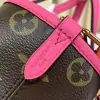  Louis Vuitton Neverfull Bandoulière Inside Out BB M12106 Rose #3575 - Image 3