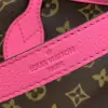  Louis Vuitton Neverfull Bandoulière Inside Out BB M12106 Rose #3575 - Image 6