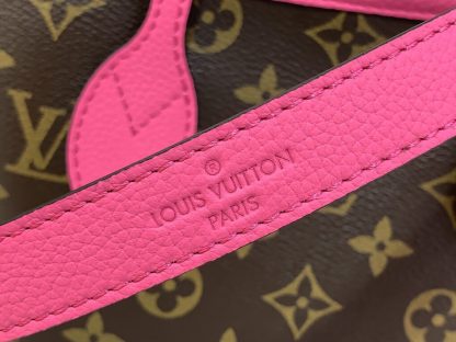  Louis Vuitton Neverfull Bandoulière Inside Out BB M12106 Rose #3575 - Image 6