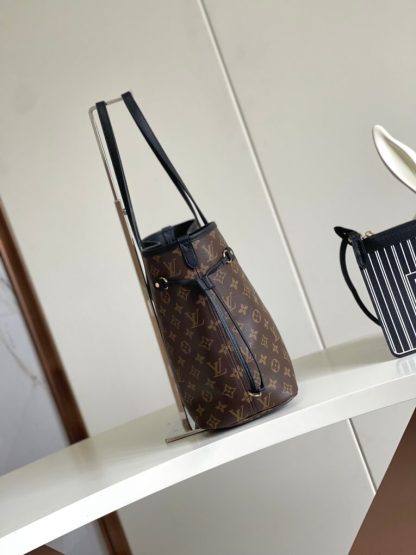  Louis Vuitton Neverfull Inside Out MM REVERSIBLE M11946 1:1 quality Black #3559 - Image 8