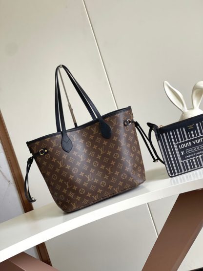  Louis Vuitton Neverfull Inside Out MM REVERSIBLE M11946 1:1 quality Black #3559 - Image 2