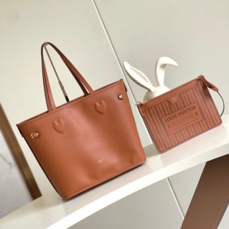 Replica Louis Vuitton Neverfull Inside Out MM REVERSIBLE M11946 1:1 quality Tan #3560