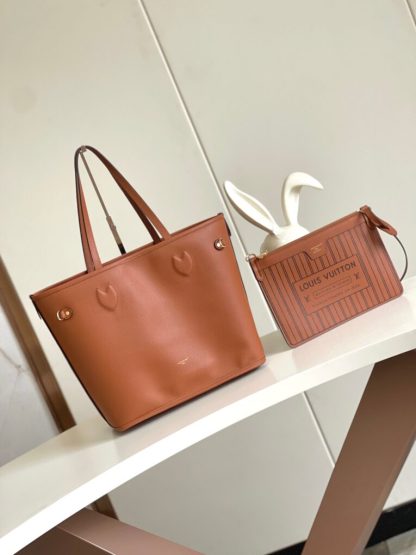 Replica Louis Vuitton Neverfull Inside Out MM REVERSIBLE M11946 1:1 quality Tan #3560